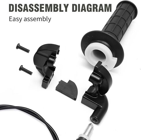 MDEOOSKY Mini Bike Throttle Assembly Cable بديل للدراجة الترابية 50cc 90cc 110cc 125cc 140cc 150cc 200cc 250cc Atv، بديل للدراجة الترابية Mini Baja Mb200 Mb165 in Saudi Arabia