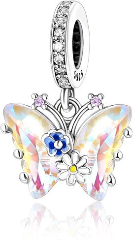 Love Mom Charms 925 Sterling Silver for Bracelets and Necklaces Dangle Beads Jewelry for Women in Saudi Arabia