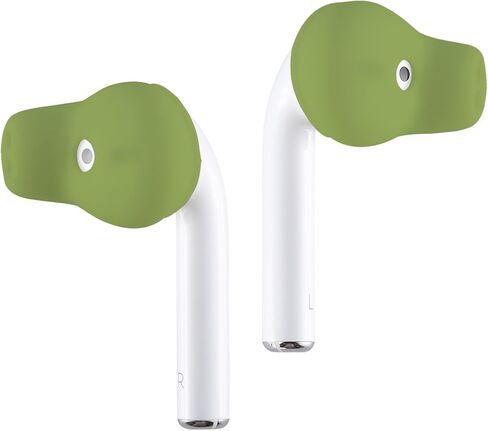 تصميمات صوتية أنقى سماعات الأذن تغطي الأغطية الرياضية المضادة للانزلاق متوافقة مع أذن التفاح و Airpods (أبيض) in Kuwait