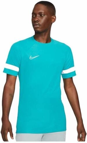 Nike Mens Academy Fitness Workout Shirts & Tops White S in Saudi Arabia