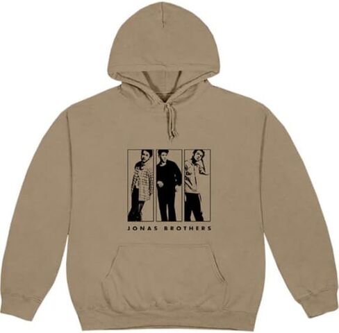 سترة بغطاء للرأس الرسمية من JONAS BROTHERS من Merch 3 برسومات جرافيكية in Saudi Arabia