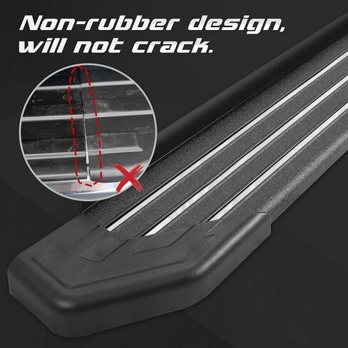 Aluminum Running Boards Compatible with 09-17 Chevy Traverse & 07-16 GMC Acadia & 07-09 Buick Enclave & 07-10 Saturn Outlook, 5.5Inch Step Bars Rock Sliders Side Steps. in Kuwait