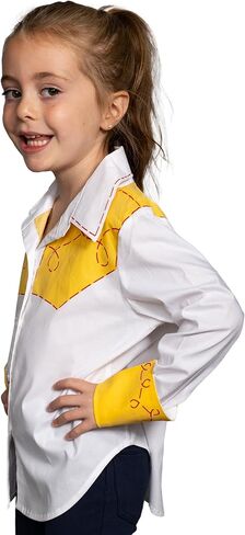 Jessie Cowgirl Kids Children Halloween Costume Cosplay Long Sleeve Button Up Shirt in Saudi Arabia
