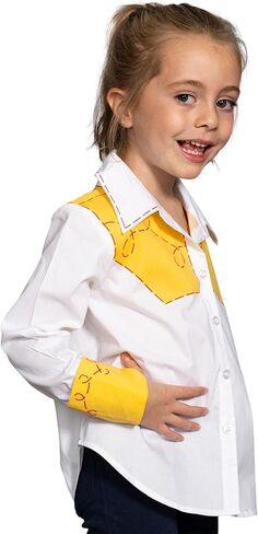 Jessie Cowgirl Kids Children Halloween Costume Cosplay Long Sleeve Button Up Shirt in Saudi Arabia