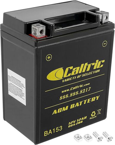 Caltric AGM Battery Compatible with Polaris Sportsman 550 2010 2011 2012 2013 2014/4011138 in Saudi Arabia