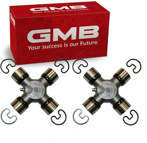 2 pc GMB Rear Shaft All Universal Joints compatible with Ford F-150 1997-2010 - Standard Grade in Saudi Arabia