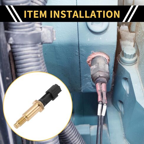 Coolant Temperature Sensor for Ford Fusion 2006-2015 Water Temperature Temp Sender Sending Unit Sensor No.8S4Z6G004A Gold Tone in Saudi Arabia