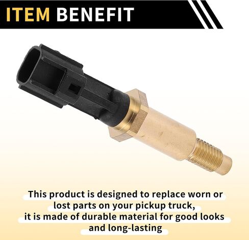 Coolant Temperature Sensor for Ford Fusion 2006-2015 Water Temperature Temp Sender Sending Unit Sensor No.8S4Z6G004A Gold Tone in Saudi Arabia