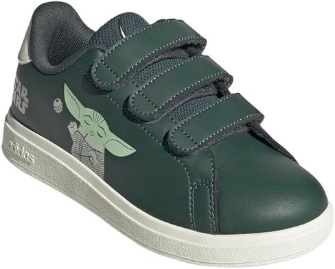 adidas Unisex-Child Star Wars Mandalorian Advantage Sportswear Shoes (Little Kid) Sneaker in Saudi Arabia