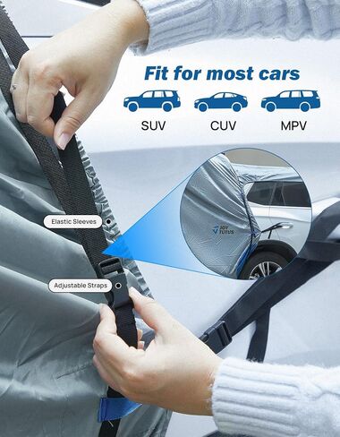خيمة الباب الخلفي من JOYTUTUS SUV مع مظلة وأعمدة من ثلاثة جوانب، خيمة تخييم لسيارات الدفع الرباعي مقاومة للماء مع غطاء سقف السيارة، مفضلة للسفر في الهواء الطلق، تناسب معظم السيارات، رمادي أخضر in Kuwait