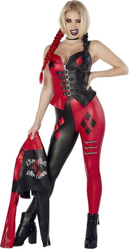 Spirit Halloween Suicide Squad Harley Quinn Two Piece Costume in Saudi Arabia