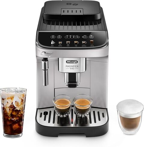 De'Longhi Magnifica Start Automatic Espresso Machine with Manual Milk Frothing, Silver in Saudi Arabia