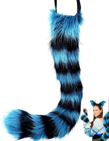 Cat Costume Set for Halloween Dress Up,Cat Ears and Tail Paws set Cosplay Costumes for Women in Kuwait