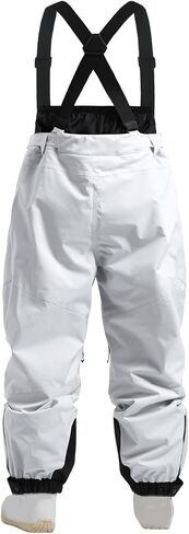 Womens Mens Ski Bibs Baggy Snowboard Pants Winter Windproof Insulated Waterproof Snow Overalls with Adjustable Straps in Saudi Arabia