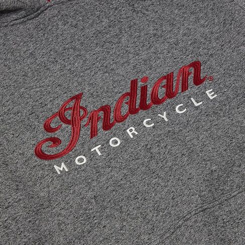 Indian Motorcycle Men's Logo Headdress Hoodie, Gray in Saudi Arabia