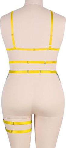 مجموعة ملابس داخلية نسائية من MAMOHSS، سلسلة حمالة صدر مرنة قابلة للتعديل، ملابس حفلات الرقص، مقاس كبير in Kuwait