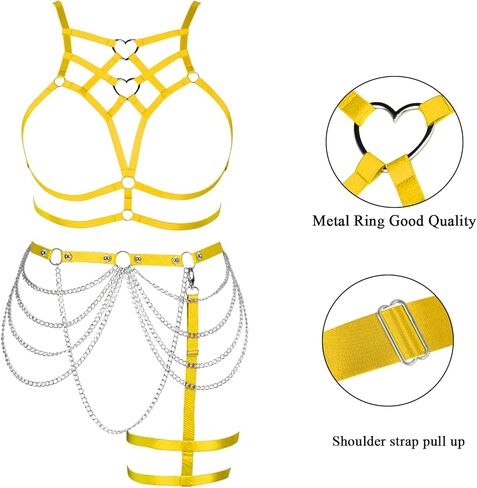 مجموعة ملابس داخلية نسائية من MAMOHSS، سلسلة حمالة صدر مرنة قابلة للتعديل، ملابس حفلات الرقص، مقاس كبير in Kuwait