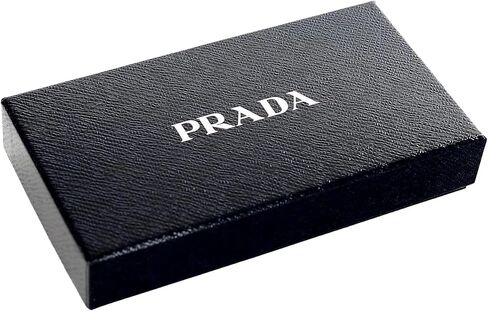 محفظة Prada النسائية Vitello Move Nero من الجلد الأسود كونتيننتال طويلة بشعار مثلث ذهبي 1MH132 in Saudi Arabia