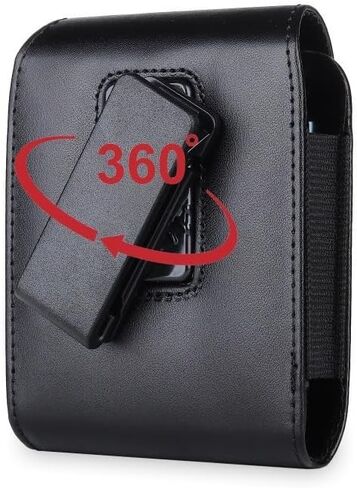 Flip Phone Case,Magnetic Closure PU Leather Elastic Wallet Loop Phone Case for Moto Razr 2025 2024 2023,Moto Razr Plus 2025 2024 2023,Samsung Galaxy Z FLIP 7/6/5/4/3,Moto Razr Ultra Brown in Saudi Arabia
