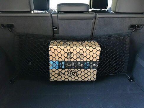 Rear Seats Trunk Organizer Cargo Net for Audi Q8 SQ8 2019-2025 – Envelope Style Cargo Net for SUV – Premium Mesh Car Trunk Organizer Vehicle Carrier Storage – Compatible with Audi Q8 in Saudi Arabia
