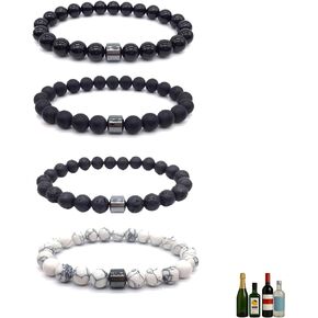 Glame Anti Alcohol Bracelet Anti Alcohol Bracelet to Reduce the Urge to Drink Cravings Stop Drinking Alcohol Manifestation Bracelet Set in Kuwait