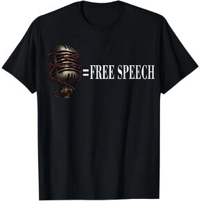 تي شيرت I Stand with Jim-Kim، داعم للتليفزيون في وقت متأخر من الليل، تي شيرت Free.e Speech للرجال والنساء in Kuwait