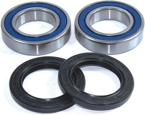 Caltric Rear Wheel Ball Bearings & Seals Kit Compatible with Suzuki Lt125 Lt-125 Quadrunner 125 1983-1987 in Saudi Arabia