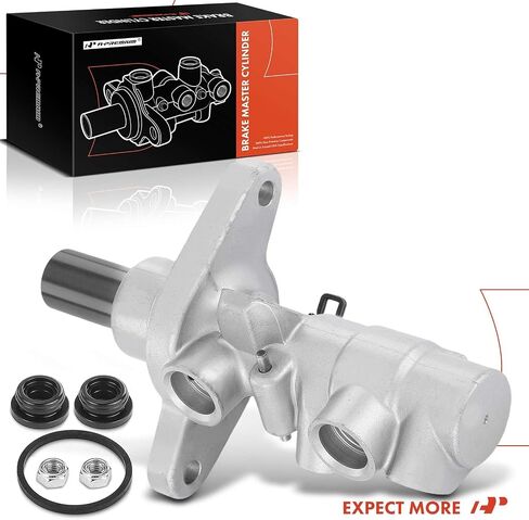 أسطوانة الفرامل الرئيسية A-Premium متوافقة مع سيارات Volkswagen وAudi - Passat 2006-2010، Passat CC 2009-2010، Tiguan/CC 2009-2017، Q3 2015-2019 - استبدل OE# 3C1614019E in Saudi Arabia