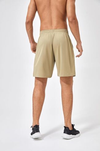 Men's Quick-Dry Athletic Shorts with Pockets, Lightweight Workout Shorts, Breathable Running Shorts with Elastic Waistband in Saudi Arabia