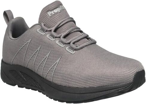 Propet Mens Tour Knit Trek Lace Up Sneakers Shoes Casual - Black in Saudi Arabia