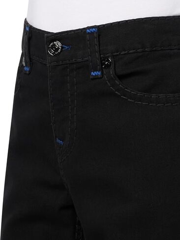 True Religion Men's Rocco Super T Jeans - Non-Flap Pockets, 32-Inch Inseam, Skinny Slim Fit in Saudi Arabia