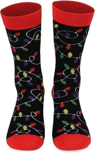 جوارب عيد الميلاد من Aueyan للرجال والنساء، جوارب عطلات مضحكة لتخزين الهدايا in Kuwait