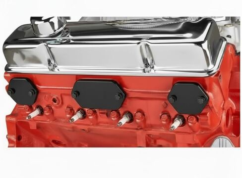 Small Block Chevy Exhaust Port Covers Black, SBECO1 in Kuwait