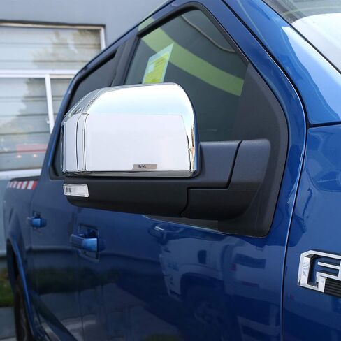 JeCar Side Mirror Cover Trim for Ford F150 2015-2020 Chrome Mirror Cover (2pcs) in Saudi Arabia