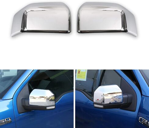 JeCar Side Mirror Cover Trim for Ford F150 2015-2020 Chrome Mirror Cover (2pcs) in Saudi Arabia