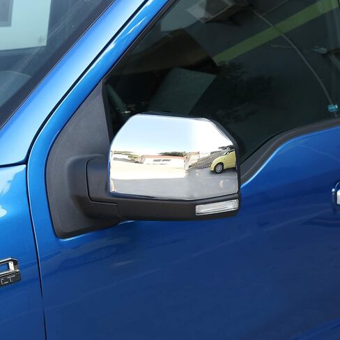 JeCar Side Mirror Cover Trim for Ford F150 2015-2020 Chrome Mirror Cover (2pcs) in Saudi Arabia