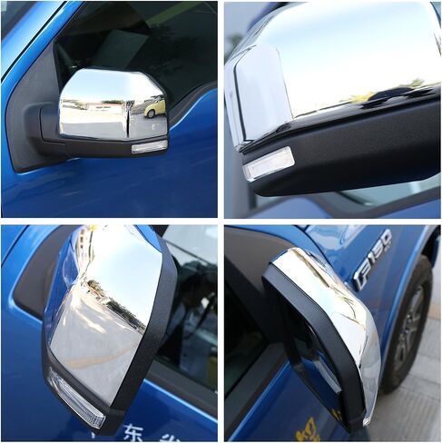 JeCar Side Mirror Cover Trim for Ford F150 2015-2020 Chrome Mirror Cover (2pcs) in Saudi Arabia