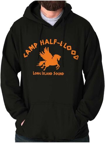 Brisco Brands Camp Half Blood Greek Mythology Hoodie Sweatshirt Women Men in Saudi Arabia