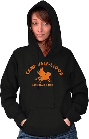 Brisco Brands Camp Half Blood Greek Mythology Hoodie Sweatshirt Women Men in Saudi Arabia