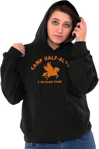 Brisco Brands Camp Half Blood Greek Mythology Hoodie Sweatshirt Women Men in Saudi Arabia