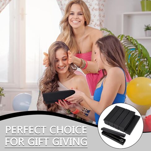 BENECREAT 12Pcs Black Jewelry Gift Boxes, 9.4x2.2x1.4inch Rectangle Cardboard Jewelry Case with Velvet Inner for Wedding, Birthday Party, Graduation, Anniversary in Saudi Arabia