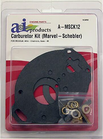RAParts MSCK12 Basic Carburetor Kit Fits Case-IH Tractor 700 500B Fits Marvel Schebler TSX780 TSX782 in Saudi Arabia