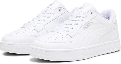 حذاء رياضي PUMA Caven، أبيض فضي أسود، 13 US للجنسين للأطفال الصغار in Kuwait