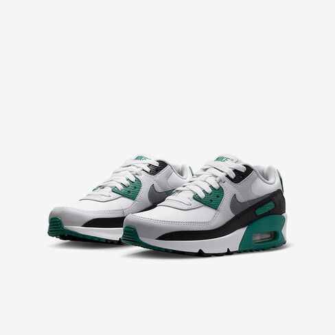 Nike Air Max 90 LTR Big Kids’ Shoes (Evergreen Aura/Summit White/Vast Grey/Cool Grey) in Saudi Arabia