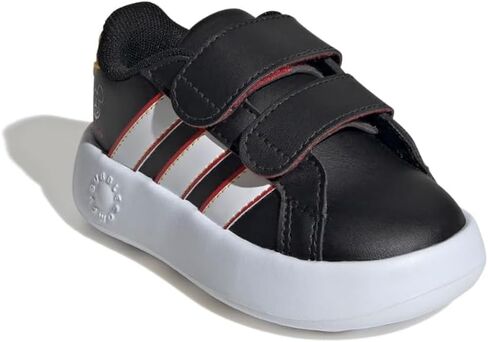 حذاء رياضي من Adidas للجنسين للأطفال من Disney Grand Court مزود بخطاف وحلقة in Saudi Arabia