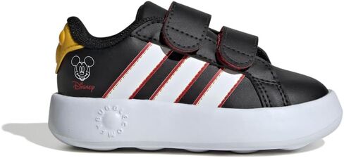 حذاء رياضي من Adidas للجنسين للأطفال من Disney Grand Court مزود بخطاف وحلقة in Saudi Arabia