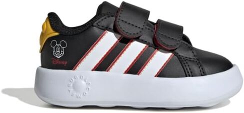 حذاء رياضي من Adidas للجنسين للأطفال من Disney Grand Court مزود بخطاف وحلقة in Saudi Arabia