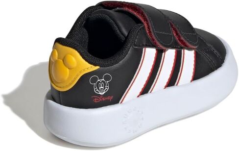 حذاء رياضي من Adidas للجنسين للأطفال من Disney Grand Court مزود بخطاف وحلقة in Saudi Arabia