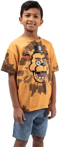 تي شيرت Five Nights at Freddy's Freddy Fazbear Character Tie Dye للشباب بأكمام قصيرة in Saudi Arabia