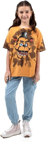 تي شيرت Five Nights at Freddy's Freddy Fazbear Character Tie Dye للشباب بأكمام قصيرة in Saudi Arabia
